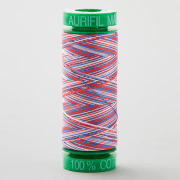 Aurifil 40 WT Cotton Mako Variegated Thread - Liberty