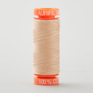 Aurifil 50 WT Cotton Mako Spool Thread Beige