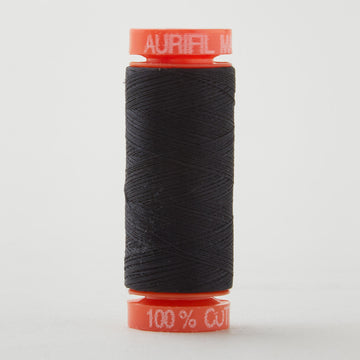 Aurifil 50 WT Cotton Mako Spool Thread Black