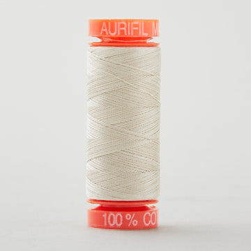 Aurifil 50 WT Cotton Mako Spool Thread Moondust
