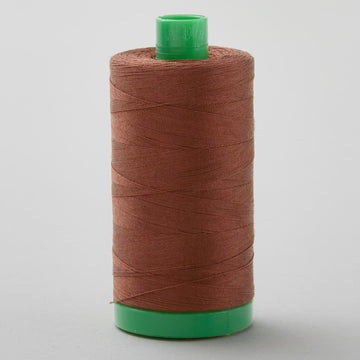 Aurifil 40 WT Cotton Mako Large Spool Thread Chocolate