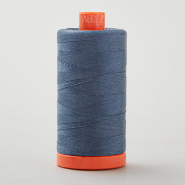 Aurifil 50 WT Cotton Mako Large Spool Thread Medium Grey