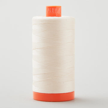 Aurifil 50 WT Cotton Mako Large Spool Thread Light Sand
