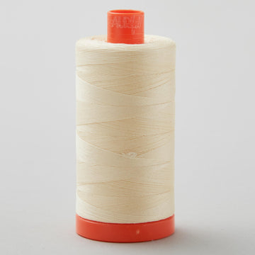 Aurifil 50 WT Cotton Mako Large Spool Thread Butter