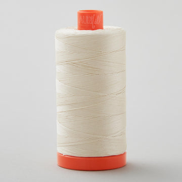 Aurifil 50 WT Cotton Mako Large Spool Thread Light Beige