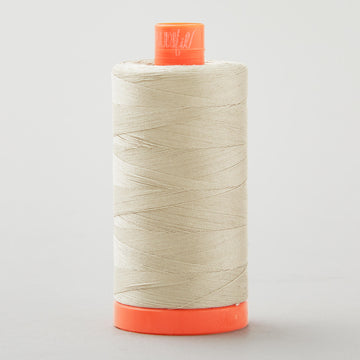 Aurifil 50 WT Cotton Mako Large Spool Thread Stone
