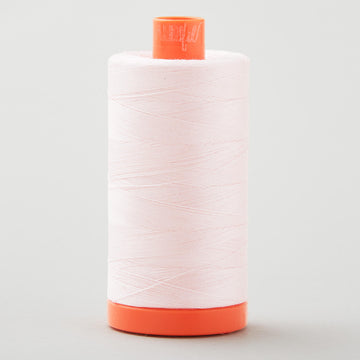 Aurifil 50 WT Cotton Mako Large Spool Thread Pale Pink