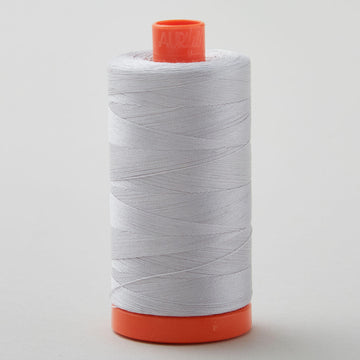 Aurifil 50 WT Cotton Mako Large Spool Thread Aluminum