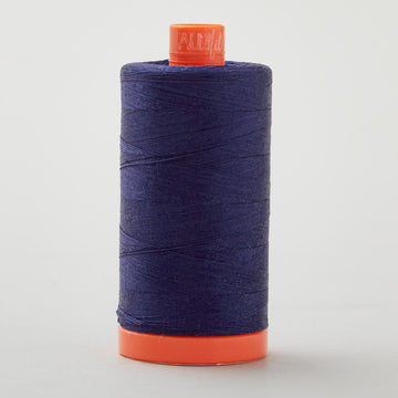 Aurifil 50 WT Cotton Mako Large Spool Thread Midnight
