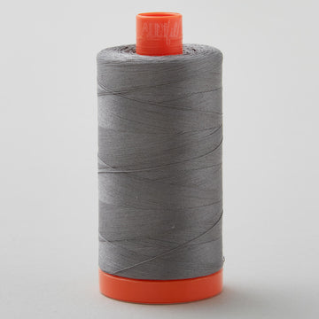 Aurifil 50 WT Cotton Mako Large Spool Thread Grey Smoke