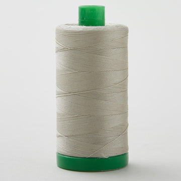 Aurifil 40 WT Cotton Mako Large Spool Thread Light Grey