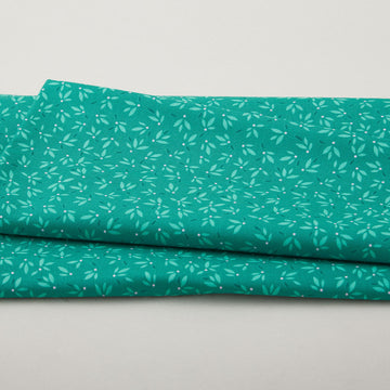 Flora & Fauna: Forest - Leaves Jade 2 Yard Cut