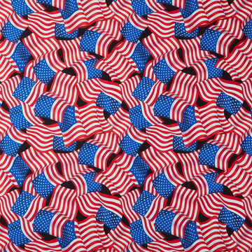 Patriotic 108" - Flag Celebration Black 108" Wide Backing