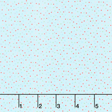 Christmas In Quilt Town - Dot Blue Yardage