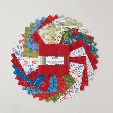 Holly Jolly Calico Charm Pack