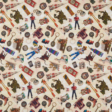 Historic Highway - Icons from Route 66 Tan Yardage