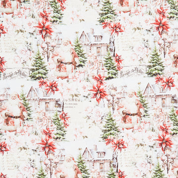Christmas Magic - Christmas Scenic Ivory Yardage