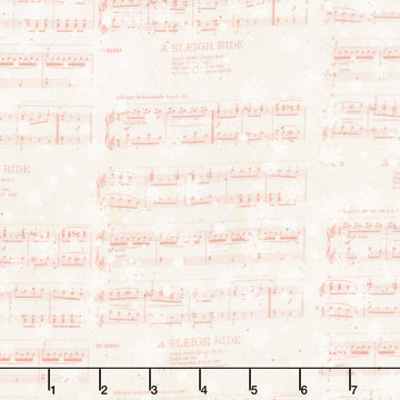 Christmas Magic - Sheet Music Ivory Yardage