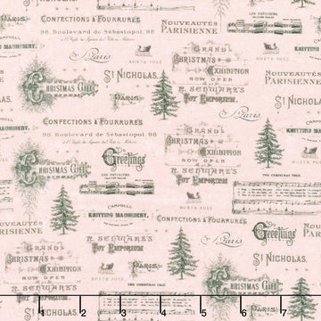 Christmas Magic - Christmas Typography Yardage