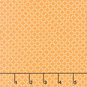 Maple and Marigolds - Lattice Geo Maize Yardage