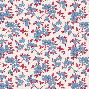 Village Life - Ruth Blue Yardage