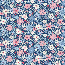 Village Life - Esther Blue Yardage