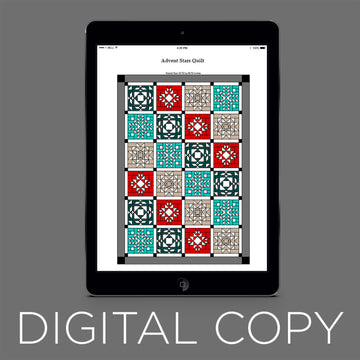 Digital Download - Advent Stars Quilt Pattern