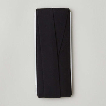 Wrights Quilt Binding Double Fold Bias Tape - Black