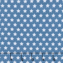 Americana - Stars Dark Denim Digitally Printed Yardage