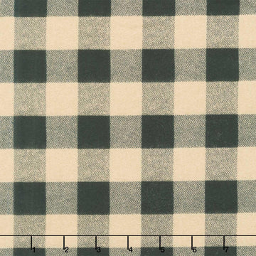 Great Outdoors Flannel - Buffalo Plaid Khaki Yardage