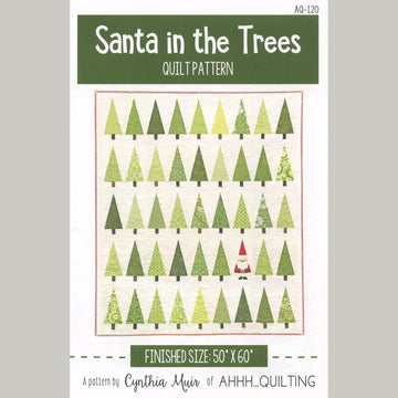 Santa in the Trees Quilt Pattern