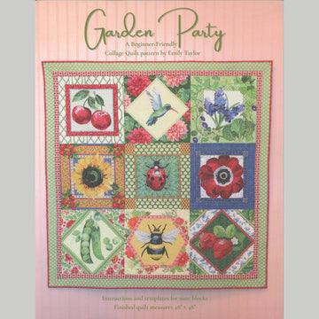 Garden Party Parchment Pressing Collage Pattern