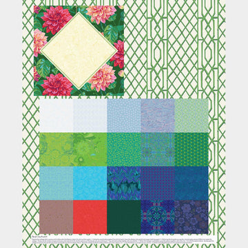 Garden Party - Hummingbird Multi Panel