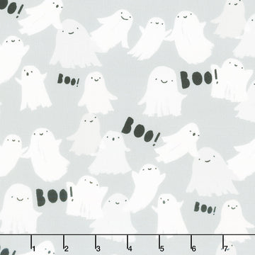 Sweet Treats - Ghosts Gray Yardage