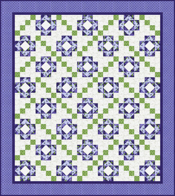 Floret Free Quilt Pattern by Ariga Mahmoudlou