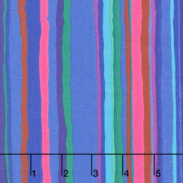Kaffe Fassett Collective - February 2026 Echo Stripe Blue Yardage