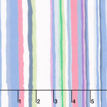 Kaffe Fassett Collective - February 2026 Echo Stripe Pastel Yardage