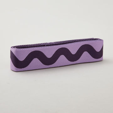 Tula Pink Floral Reef Collection Big Squiggle 1-1/2" Webbing - Ultraviolet