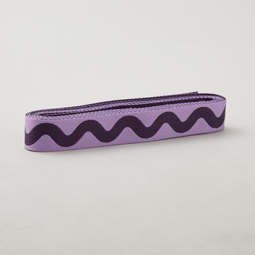 Tula Pink Floral Reef Collection Lil Squiggle 1" Webbing - Ultraviolet