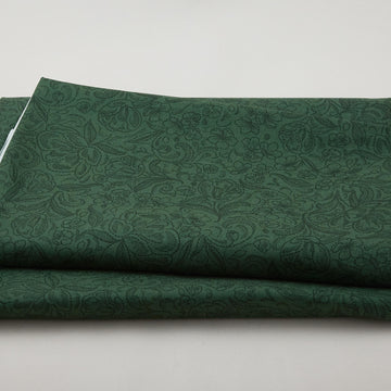 Stylized Garden - Delicate Floral Green 108" Wide 3 Yard Cut