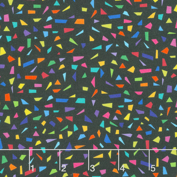 Snips Of Color - Black Yardage