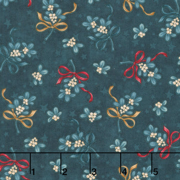 Gifts of Gratitude - Mistletoe Toss Teal Yardage