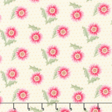 Bloomscape - Tossed Daisy Yellow Multi Yardage