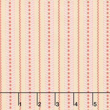 Hearth and Home - Printed Ticking Tan Yardage