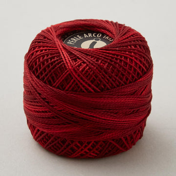 Missouri Star #8 Variegated Perle Cotton 10 Gram Ball - Deep Red (809)