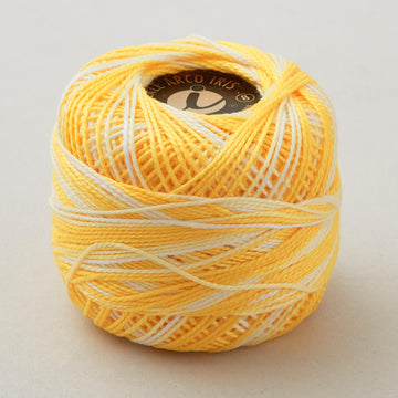 Missouri Star #8 Variegated Perle Cotton 10 Gram Ball - Yellow (880)