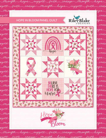 Hope in Bloom Panel Quilt Free Quilt Pattern