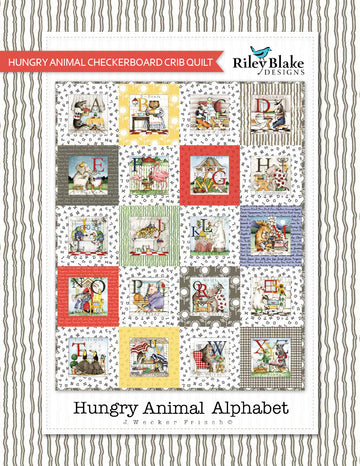 Hungry Animal Checkerboard Crib Quilt Free Quilt Pattern