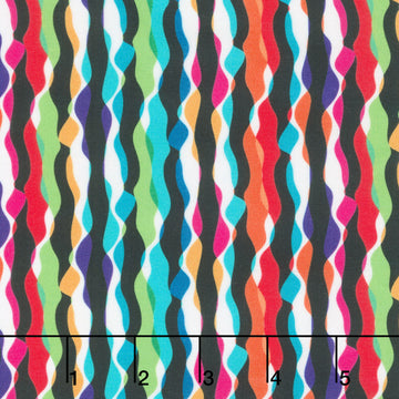 Flock Together - Wavy Stripe Multi Yardage