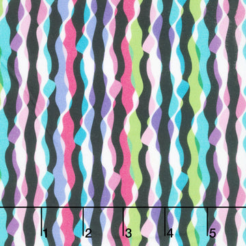 Flock Together - Wavy Stripe Jewel Yardage